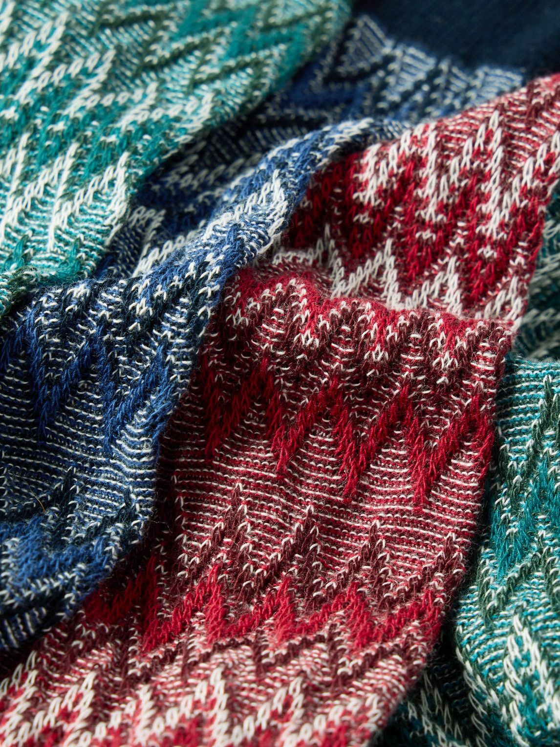 Missoni - Three-Pack Crochet-Knit Cotton-Blend Socks - Multi