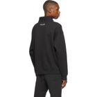 Essentials Black Half-Zip Mock Neck Sweatshirt