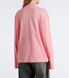 Acne Studios Logo cotton and hemp jersey T-shirt