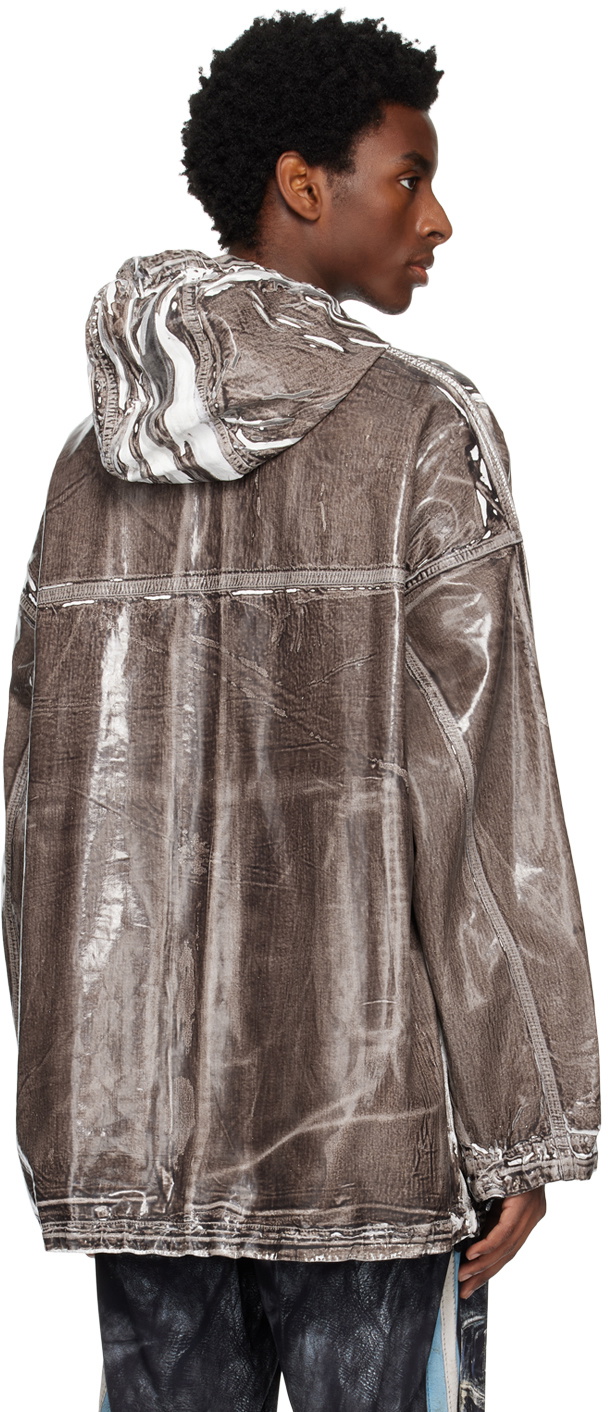 Diesel Brown D-Spark-Fsc Jacket Diesel