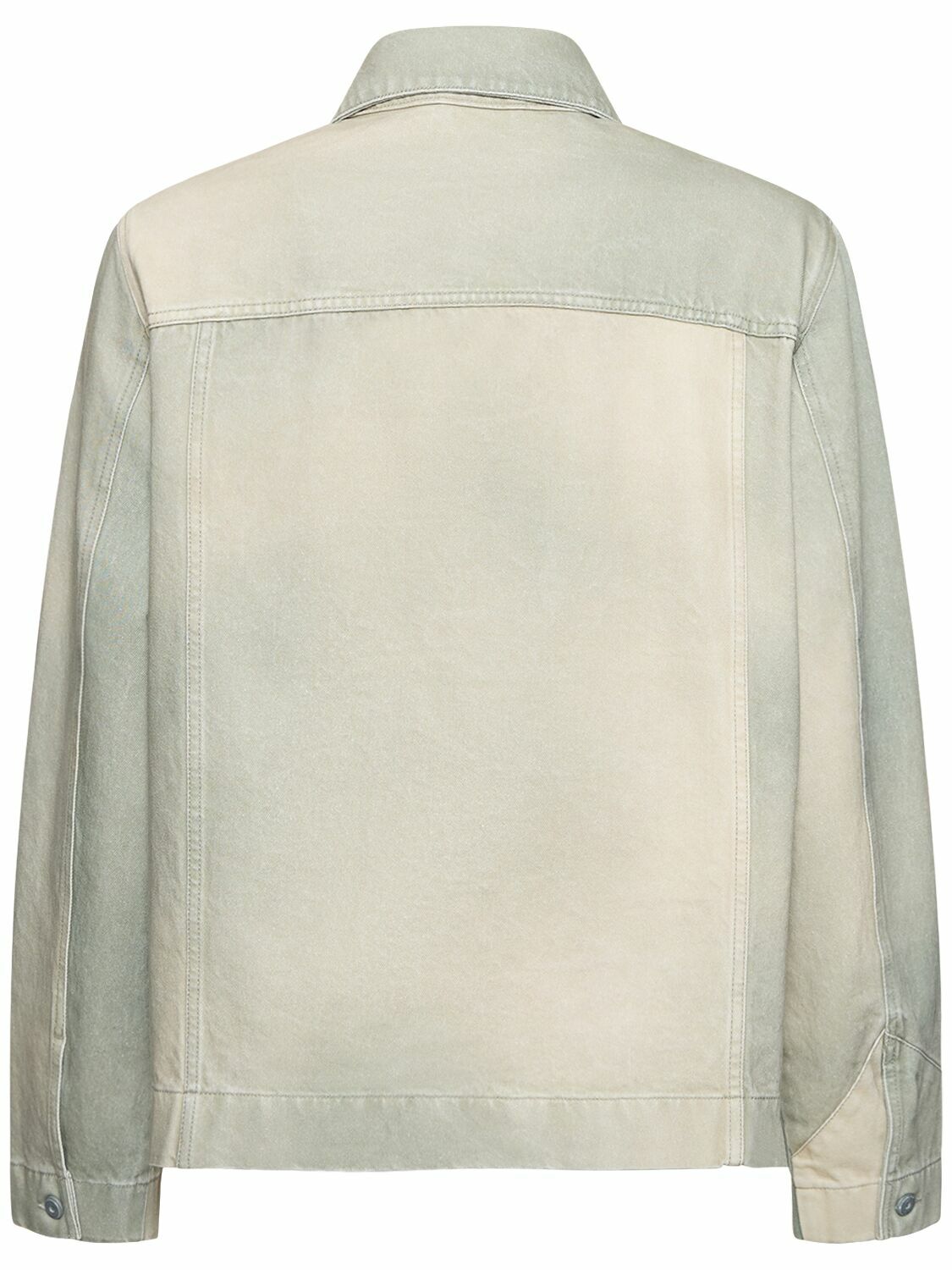 OBJECTS IV LIFE - Logo Print Cotton Denim Jacket