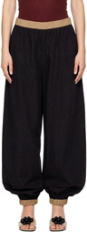 Baserange Black Moy Lounge Pants
