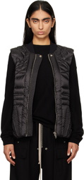 Rick Owens Moncler + Rick Owens Black Megapenta Flight Down Vest