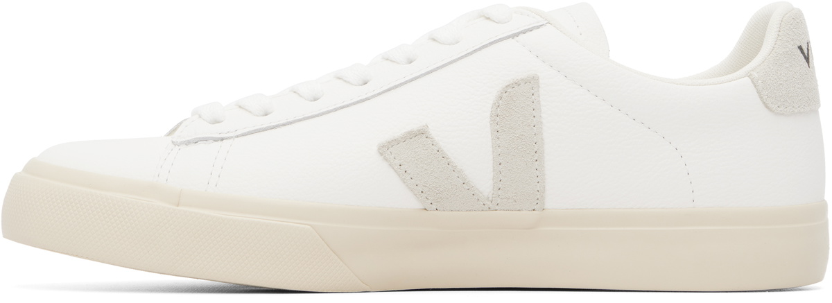 VEJA White Campo Leather Sneakers