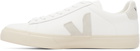 VEJA White Campo Leather Sneakers