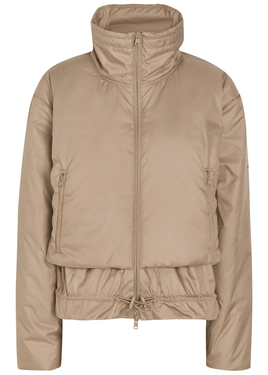 Adidas X Stella Mccartney Liner Padded Shell Jacket Brown