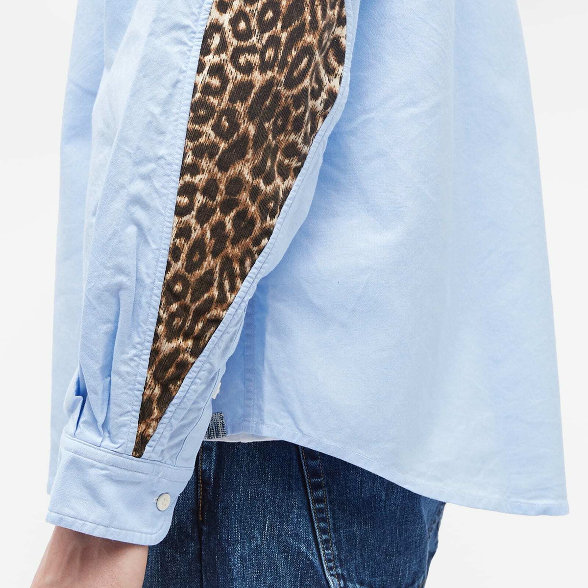 Visvim Men's Albacore Oxford Shirt in Light Blue Visvim