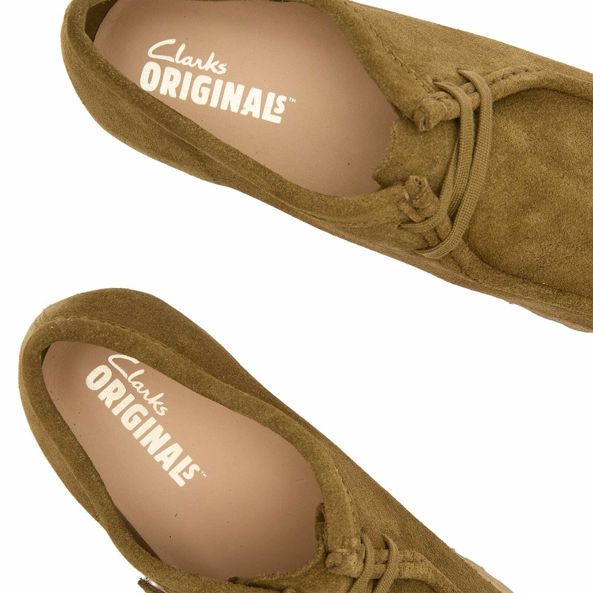 Clarks Originals Men's Wallabee RB in Olive Suede