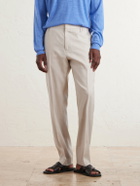Paul Smith - Straight-Leg Linen and Wool-Blend Trousers - Neutrals
