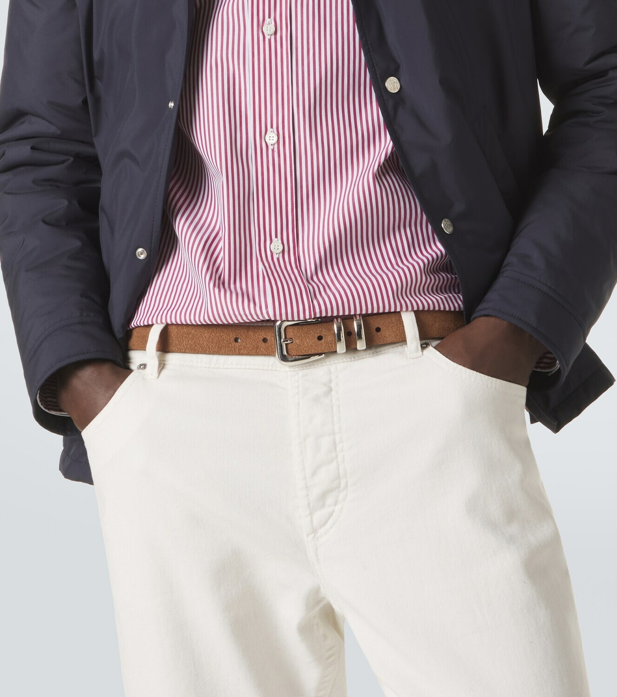 Brunello Cucinelli Suede belt