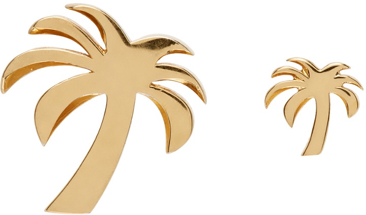 Photo: Palm Angels Gold Palm Earrings