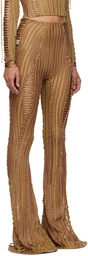 Isa Boulder Brown Split & Tear Lounge Pants