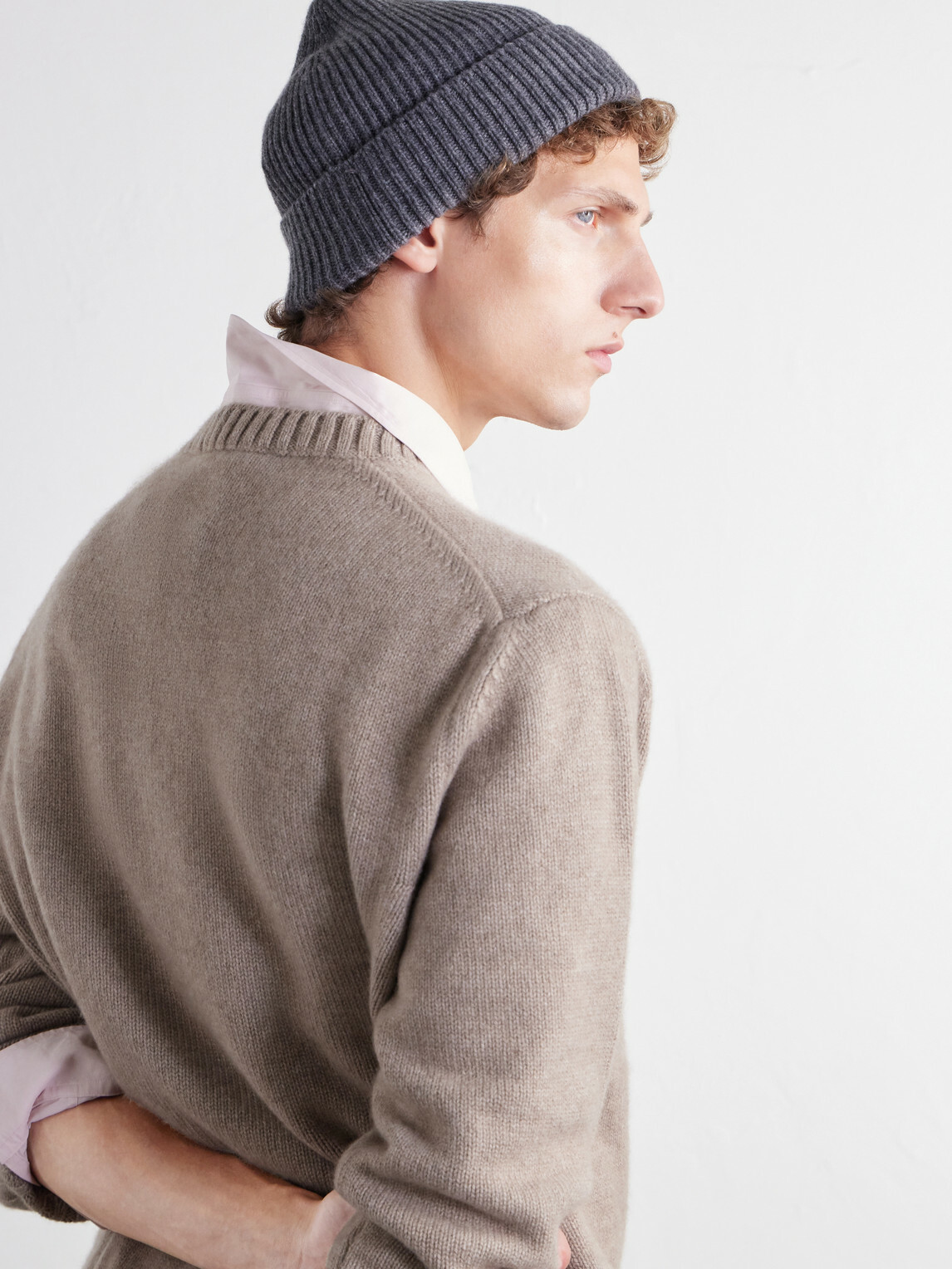 Johnstons of Elgin - Ribbed Cashmere Beanie