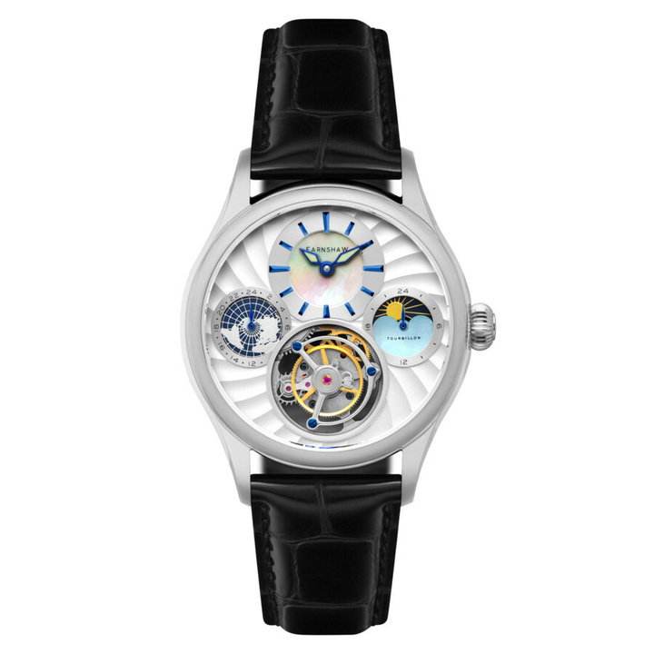 Photo: Thomas Earnshaw Celestial Huggins White Dial Mens Watch ES-8261-07