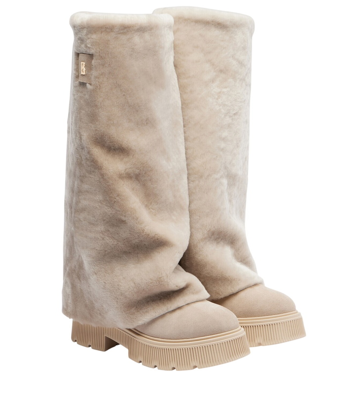 Photo: Bogner Turin shearling and suede boots