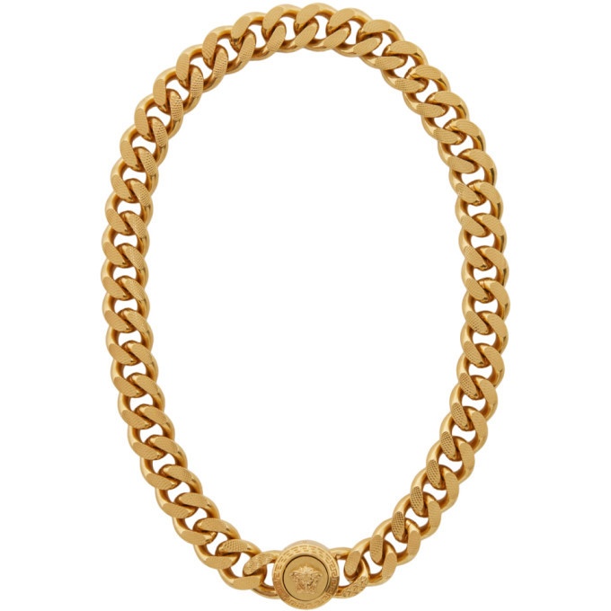 Photo: Versace Gold Chunky Medusa Chain
