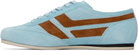 TOM FORD Blue Perforated Suede Brook Sneakers