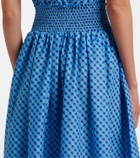 Montce Millie plaid cotton maxi skirt