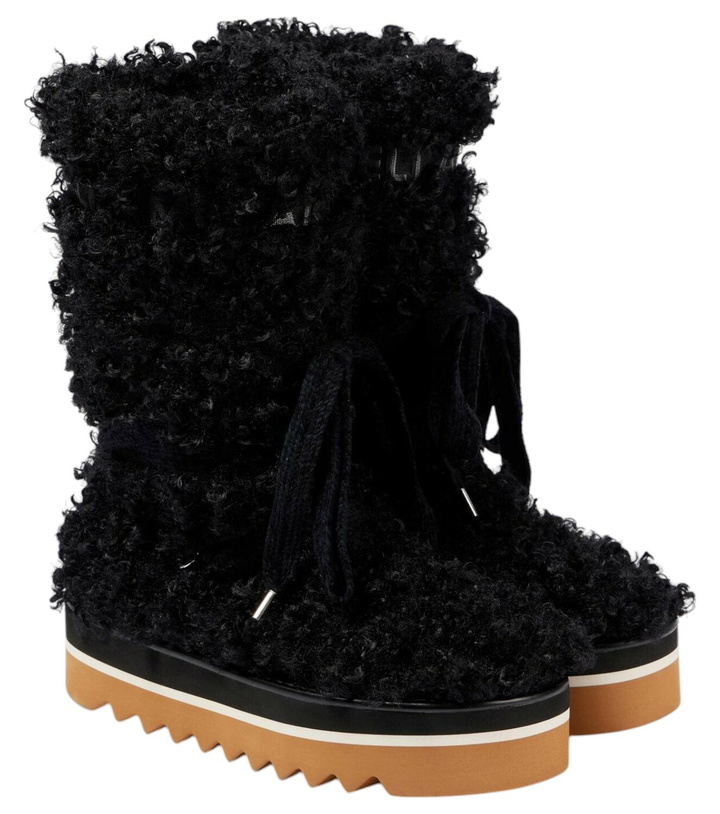 Photo: Stella McCartney Elyse faux fur snow boots