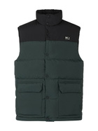 MC2 Saint Barth Man Down Padded Green Vest With Pockets