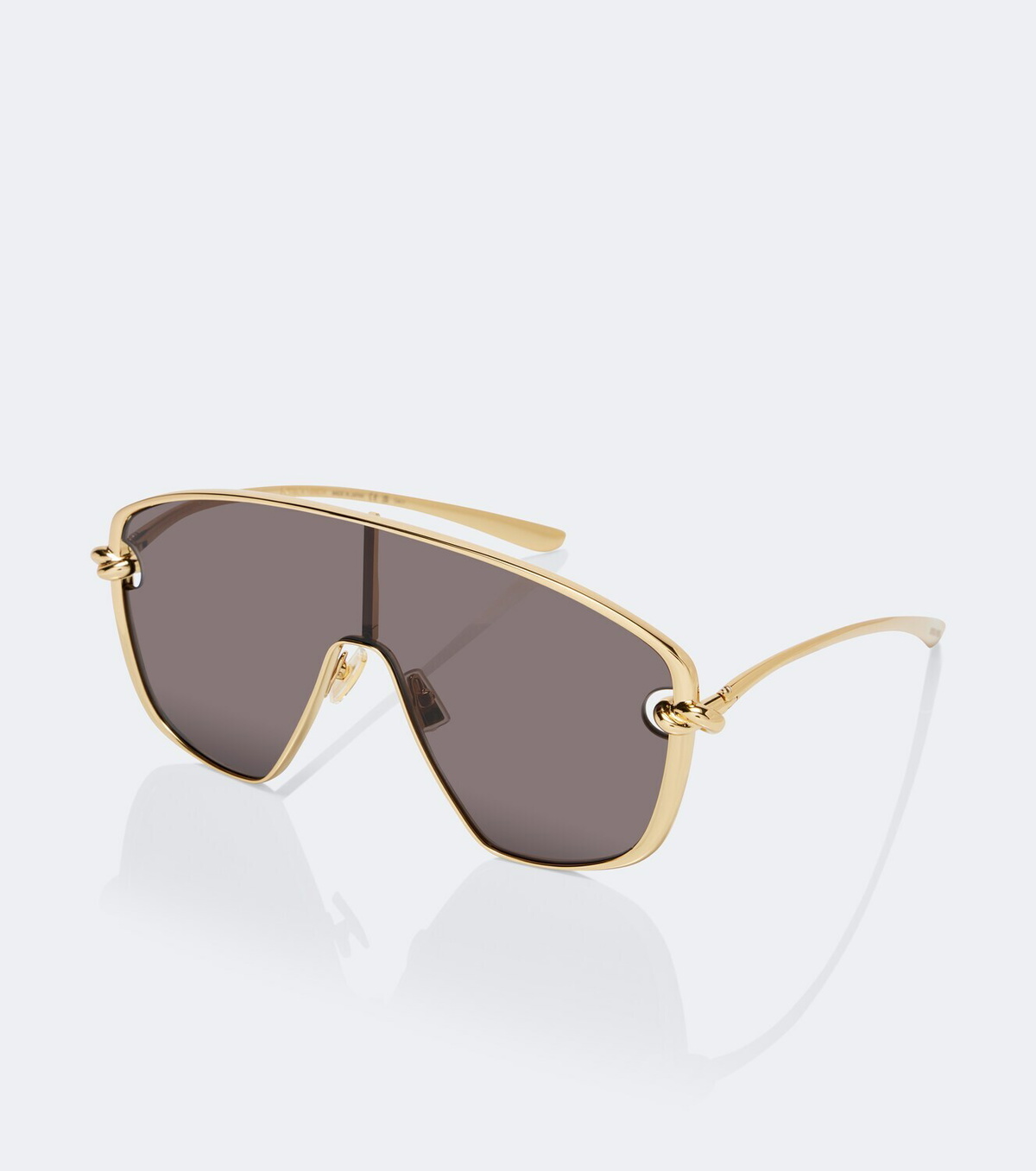 Bottega Veneta Knot shield sunglasses