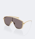 Bottega Veneta Knot shield sunglasses