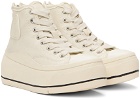 R13 Off-White Kurt High Top Sneakers