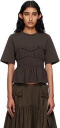 Cecilie Bahnsen Brown Vilde T-shirt