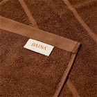 Baina Solitary Towel Set 04 in Tabac/Noir