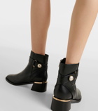 Jimmy Choo Noor 45 leather ankle boots