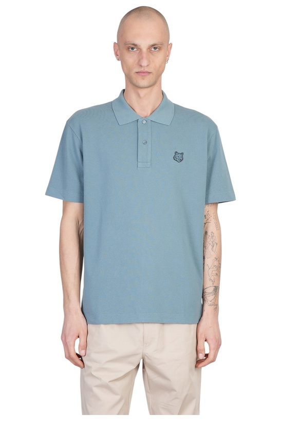 Photo: Maison Kitsuné Polo In Green Cotton