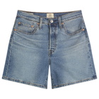 Levi's Women's 501® Mid Thigh Shorts in Pen Ring Lightweight