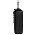 HELIOT EMIL Black Leather Phone Sling Pouch