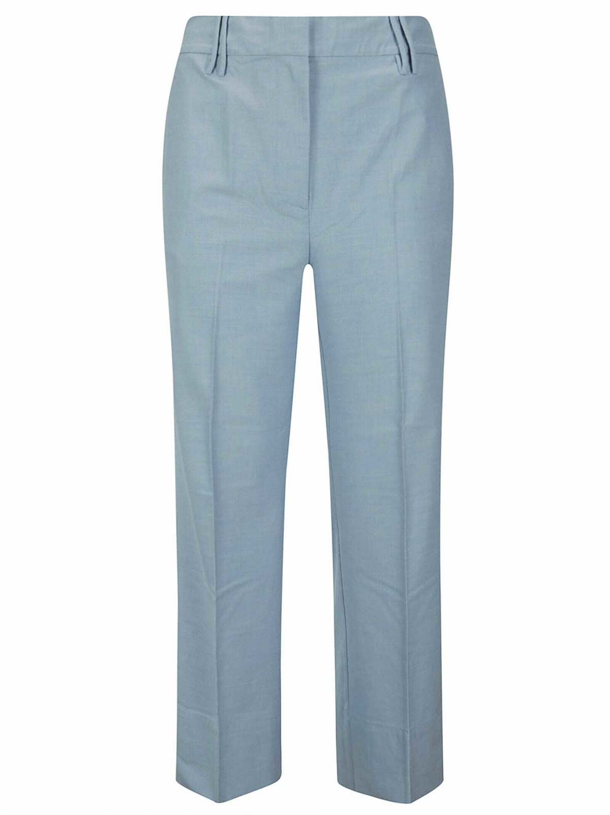 Ganni Drapey Melange Cropped Pants