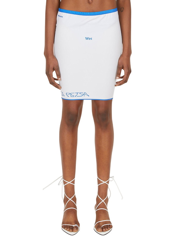 Photo: DI PETSA Wet Script Skirt