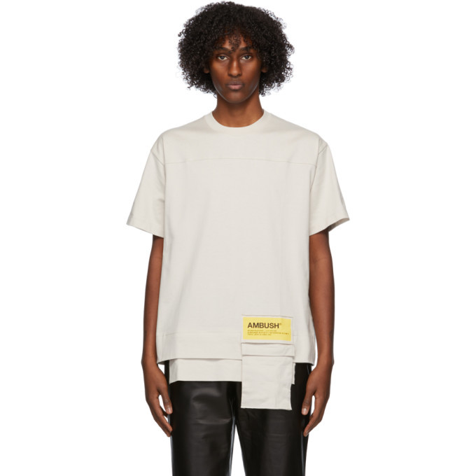 Ambush Beige New Waist Pocket T-Shirt Ambush