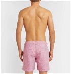 Orlebar Brown - Bulldog Mid-Length Printed Swim Shorts - Pink