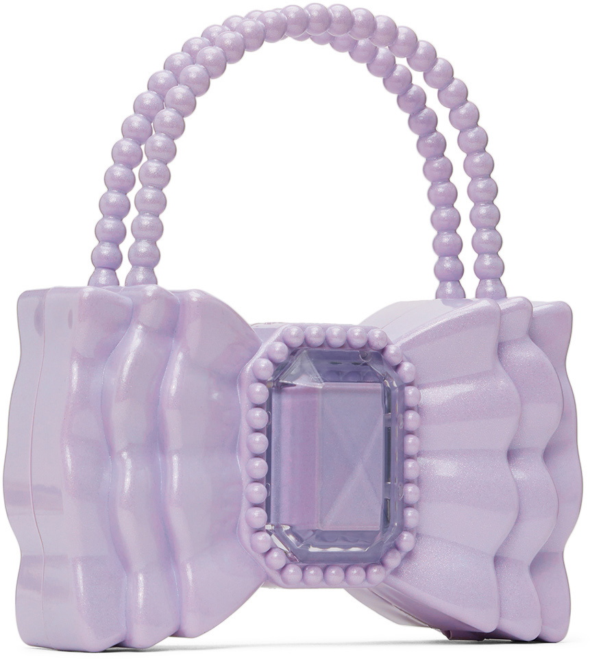 forbitches BOW BAG バッグ リボン型　ブルー forBitches Purple Bow Bag