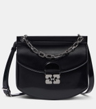 Ganni Apo-G Small faux leather crossbody bag
