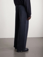 VETEMENTS - Straight-Leg Logo-Embroidered Cotton-Jersey Sweatpants - Black