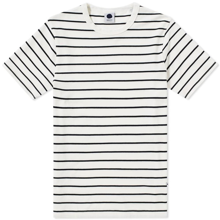 Photo: NN07 Basic Stripe Pique Tee
