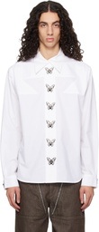 Chopova Lowena White Butterfly Shirt