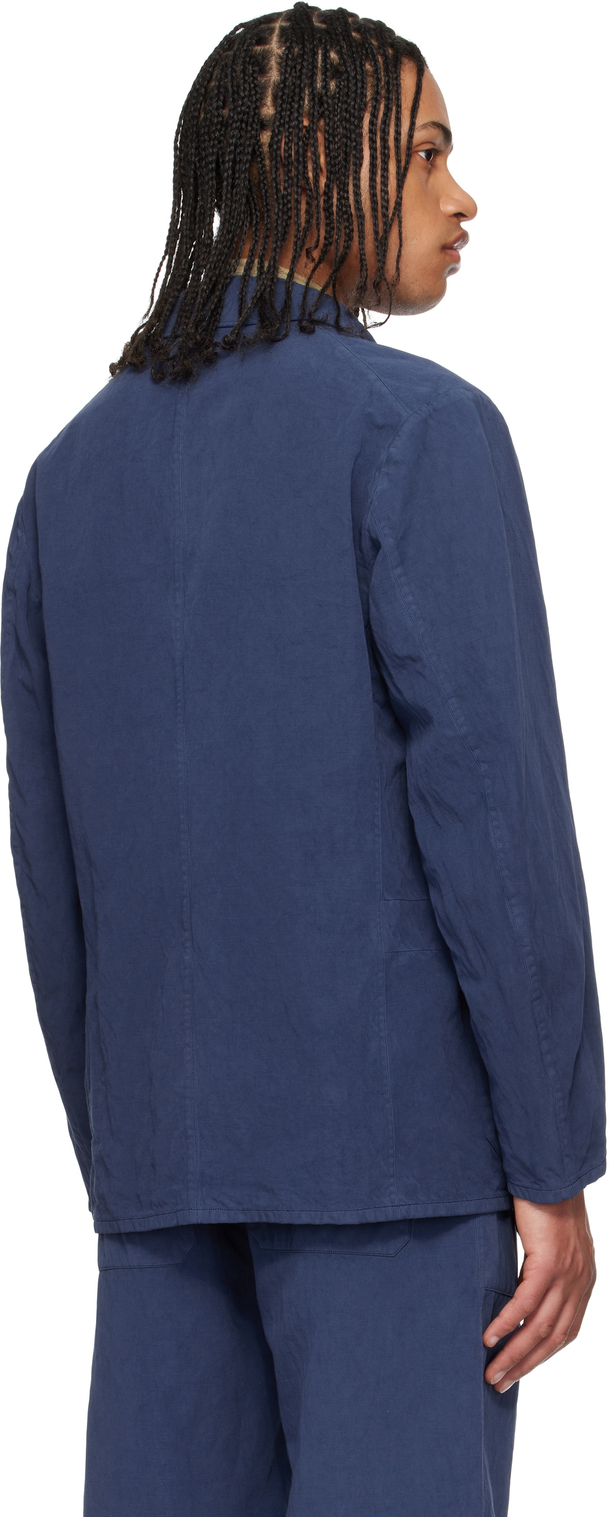 KAPTAIN SUNSHINE Navy Take Easy Blazer Kaptain Sunshine