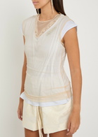 Simone Rocha Layered Cotton T-shirt White