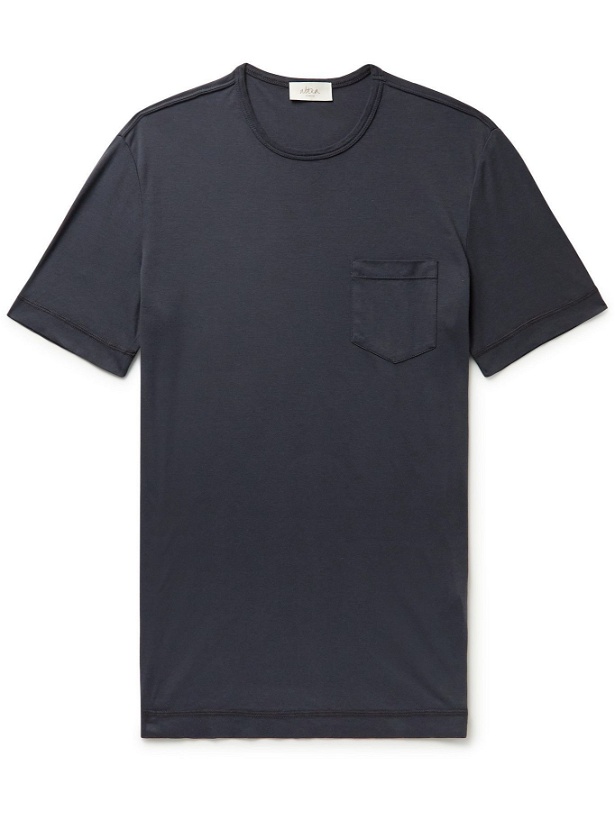 Photo: Altea - Cotton-Jersey T-Shirt - Blue