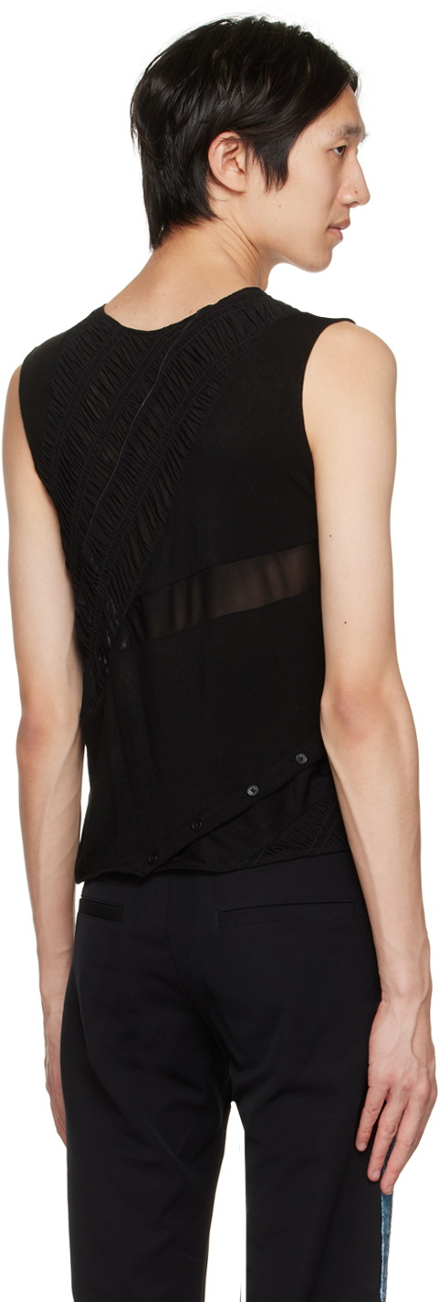 PONDER.ER SSENSE Exclusive Black Pote Tank Top