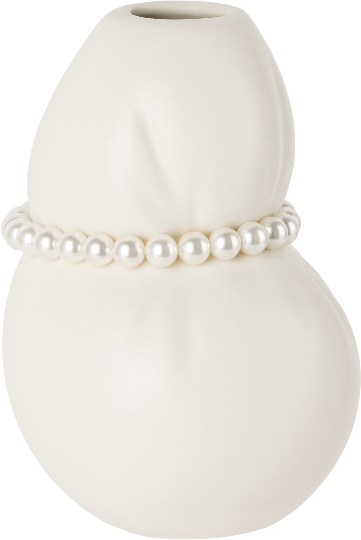 Completedworks White Squeezed Small Vase