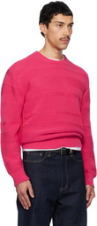 Paul Smith Pink Textured Cotton Sweater