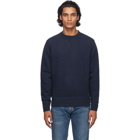 Levis Made and Crafted Blue Relaxed Crewneck Sweatshirt