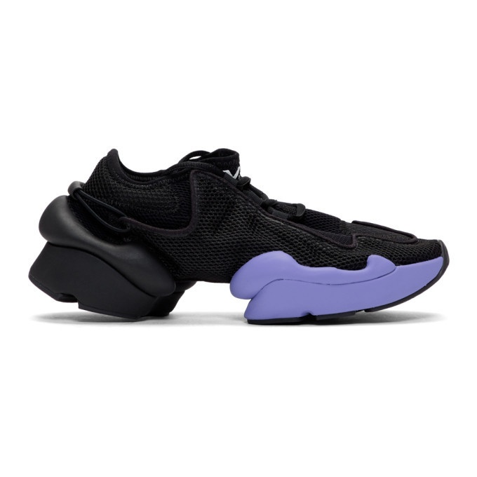 Photo: Y-3 Black and Purple Ren Sneakers